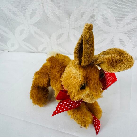 5 for $25| Aurora Bitty Bunny Brown Rabbit 8" Stuffed Animal Soft Plush - Picture 4 of 6